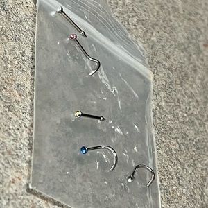 5 pack nose studs